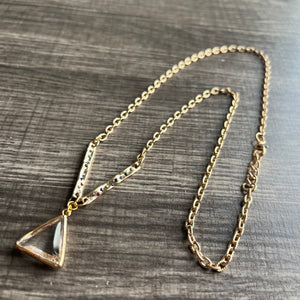 Triangle Gold Necklace