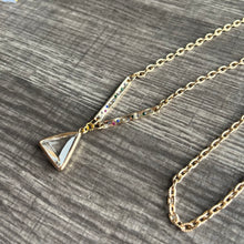 Load image into Gallery viewer, Triangle Gold Necklace