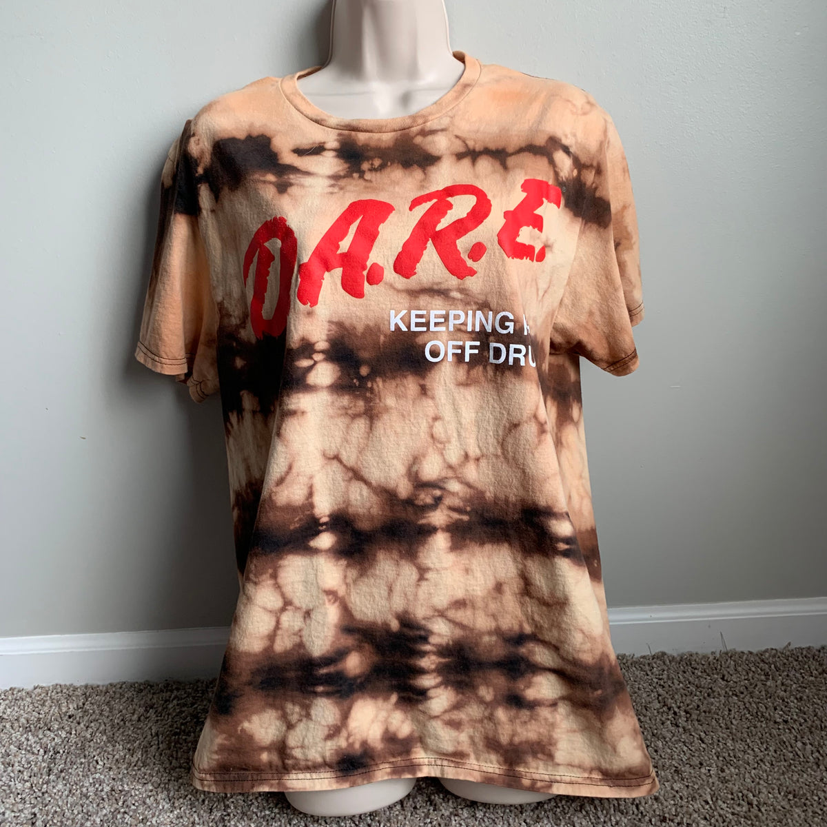 Jets Bleached Tie Dye Tee 