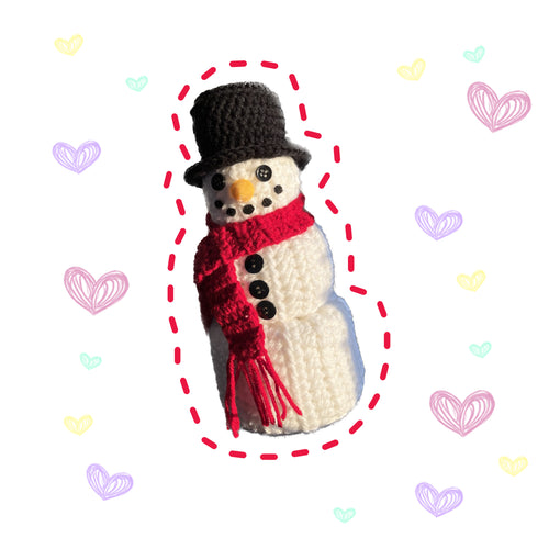 Crochet Snowman Plush