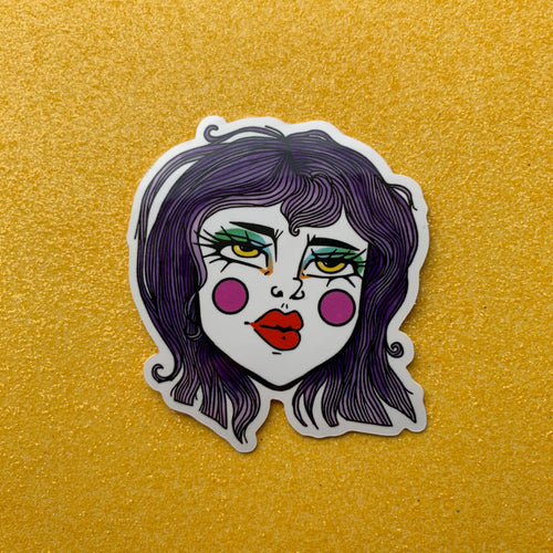 Clown Girl Sticker