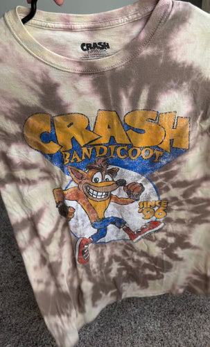 Crash Bleach Tie Dye T Shirt