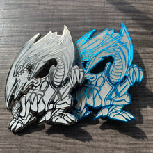 Load image into Gallery viewer, Blue Eyed Dragon Enamel Pin