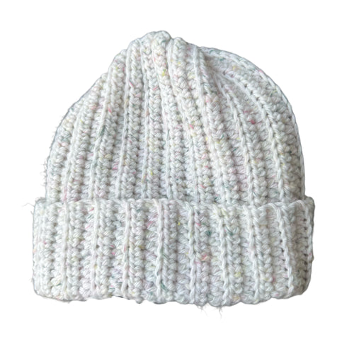 Pastel Bunny Crochet Beanie