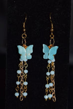 Load image into Gallery viewer, Butterfly Dangle Earrings
