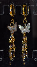 Load image into Gallery viewer, Butterfly Lever Hook Earrings