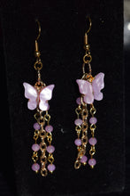 Load image into Gallery viewer, Butterfly Dangle Earrings