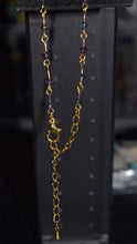 Load image into Gallery viewer, Purple/Blue Druzy Crystal Necklace