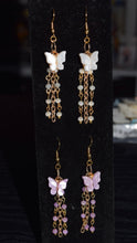 Load image into Gallery viewer, Butterfly Dangle Earrings