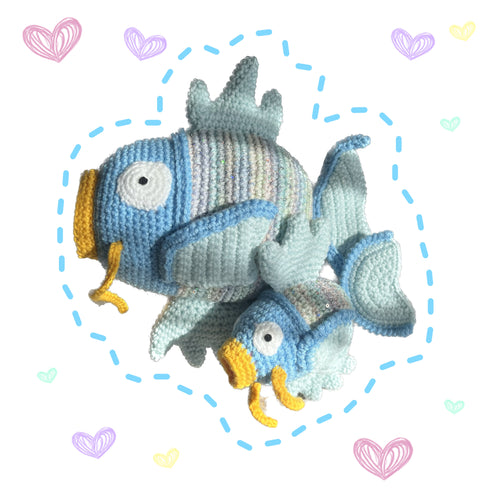 Rainbow Karp Crochet Plush