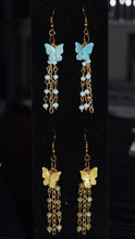 Load image into Gallery viewer, Butterfly Dangle Earrings