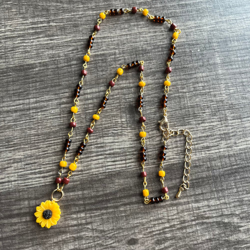 Sunflower Necklace