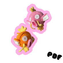 Load image into Gallery viewer, Blob Karp Crochet Pattern PDF