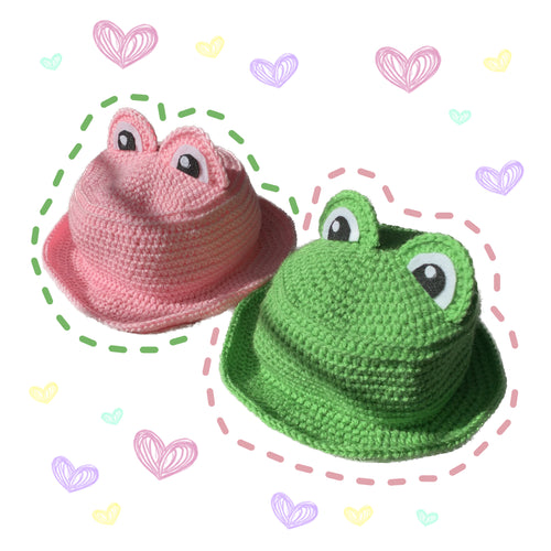 Crochet Froggy Bucket Hat