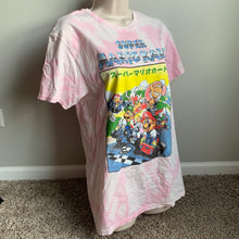 Load image into Gallery viewer, Pink Racer Bleach Tie Dye Small