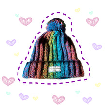Load image into Gallery viewer, Rainbow Crochet Hat