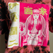 Load image into Gallery viewer, Pink Junji Ito Bleach Tie Dye Shirt Medium