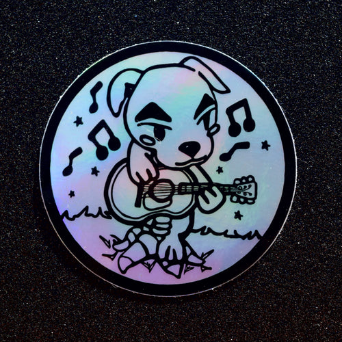 Dreamy Musician Holographic Sticker