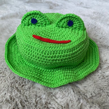 Load image into Gallery viewer, Froggy Chair Crochet Bucket Hat