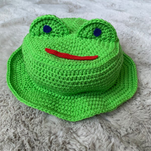 Froggy Chair Crochet Bucket Hat