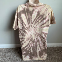 Load image into Gallery viewer, Brown Bleach Tie Dye Shirt Medium