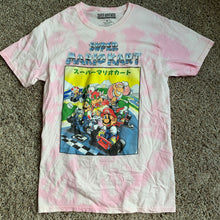 Load image into Gallery viewer, Pink Racer Bleach Tie Dye Small