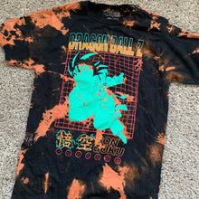 Load image into Gallery viewer, Son Goku Bleach Tie Dye Shirt Small