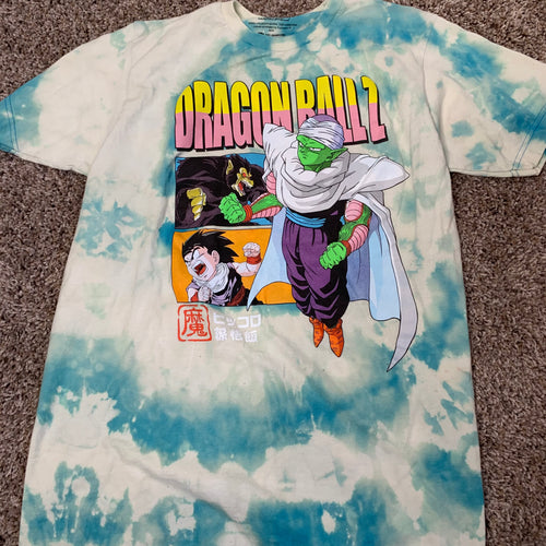 Bleach Tie Dye Blue DBZ Medium