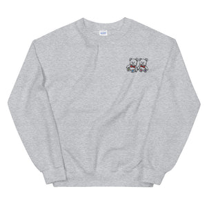 Teddy Love Embroidered Sweatshirt